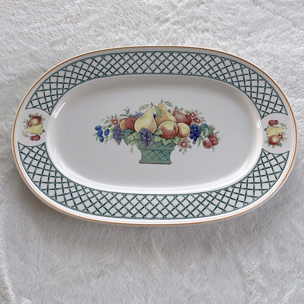 Villeroy & Boch anno 1748 Germany, Basket  16” Oval Platter